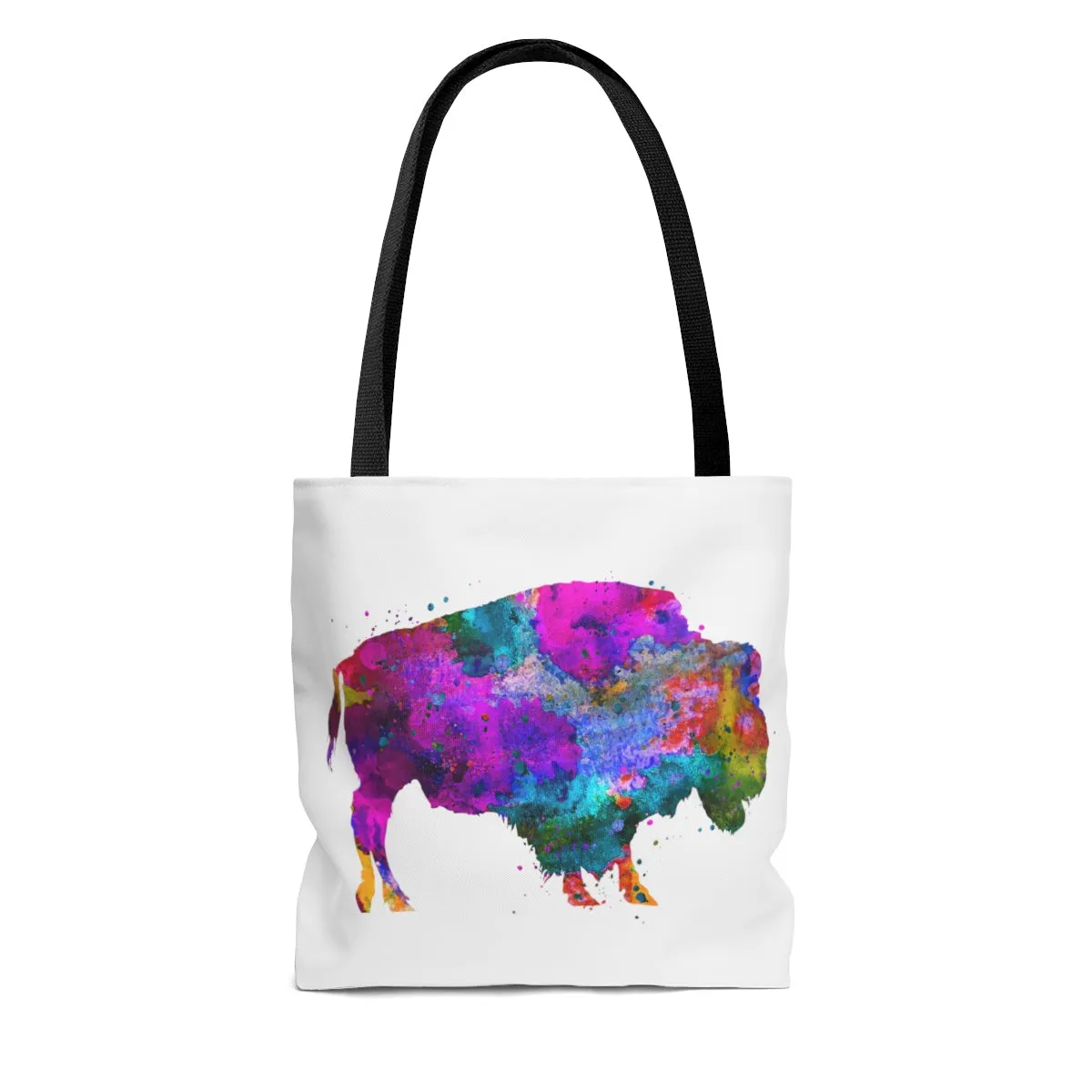 Watercolor Buffalo Tote Bag