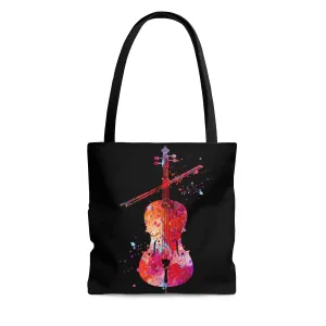 Watercolor Cello  Tote Bag