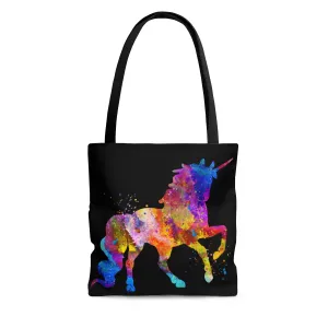 Watercolor Unicorn Tote Bag