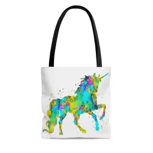 Watercolor Unicorn Tote Bag