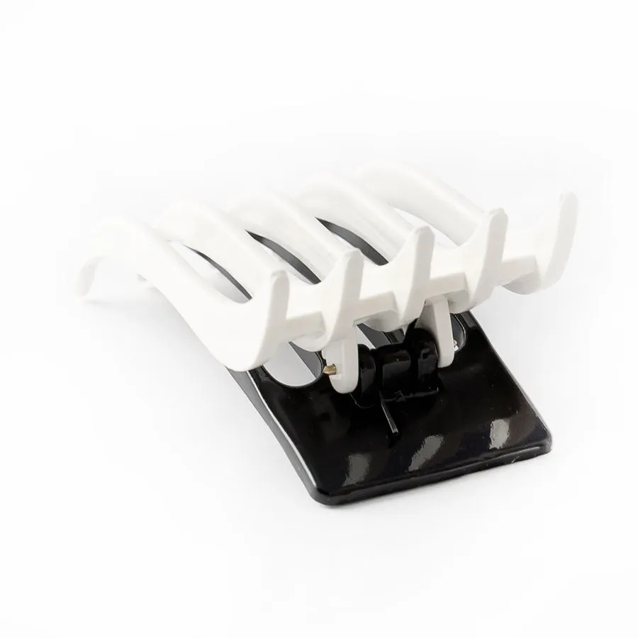 White and Back Combo Salon Duck Style Plastic Hair Claw