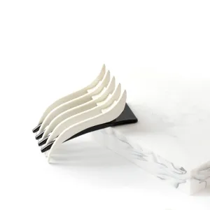 White and Back Combo Salon Duck Style Plastic Hair Claw