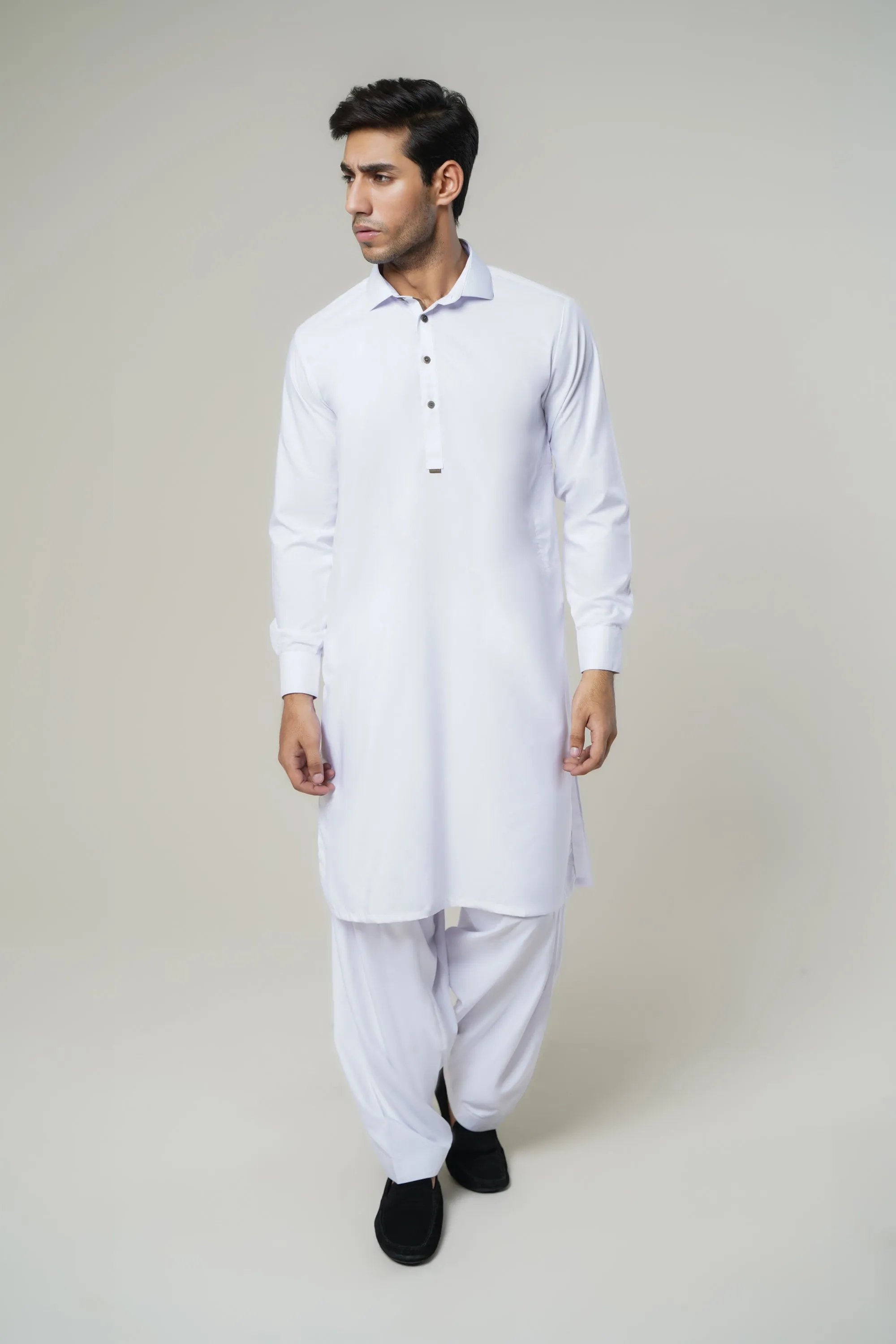 White Gents Shalwar Kameez