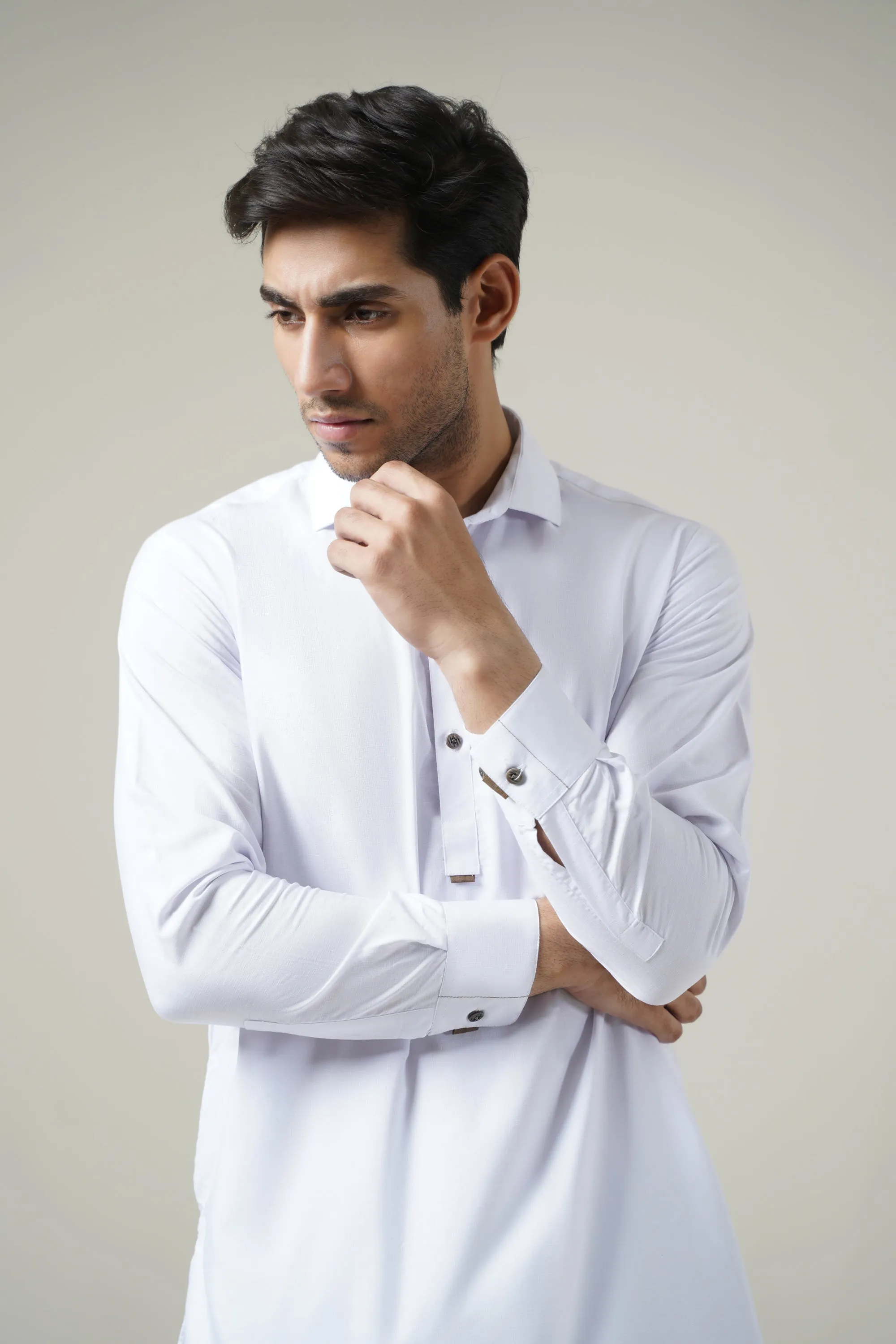 White Gents Shalwar Kameez