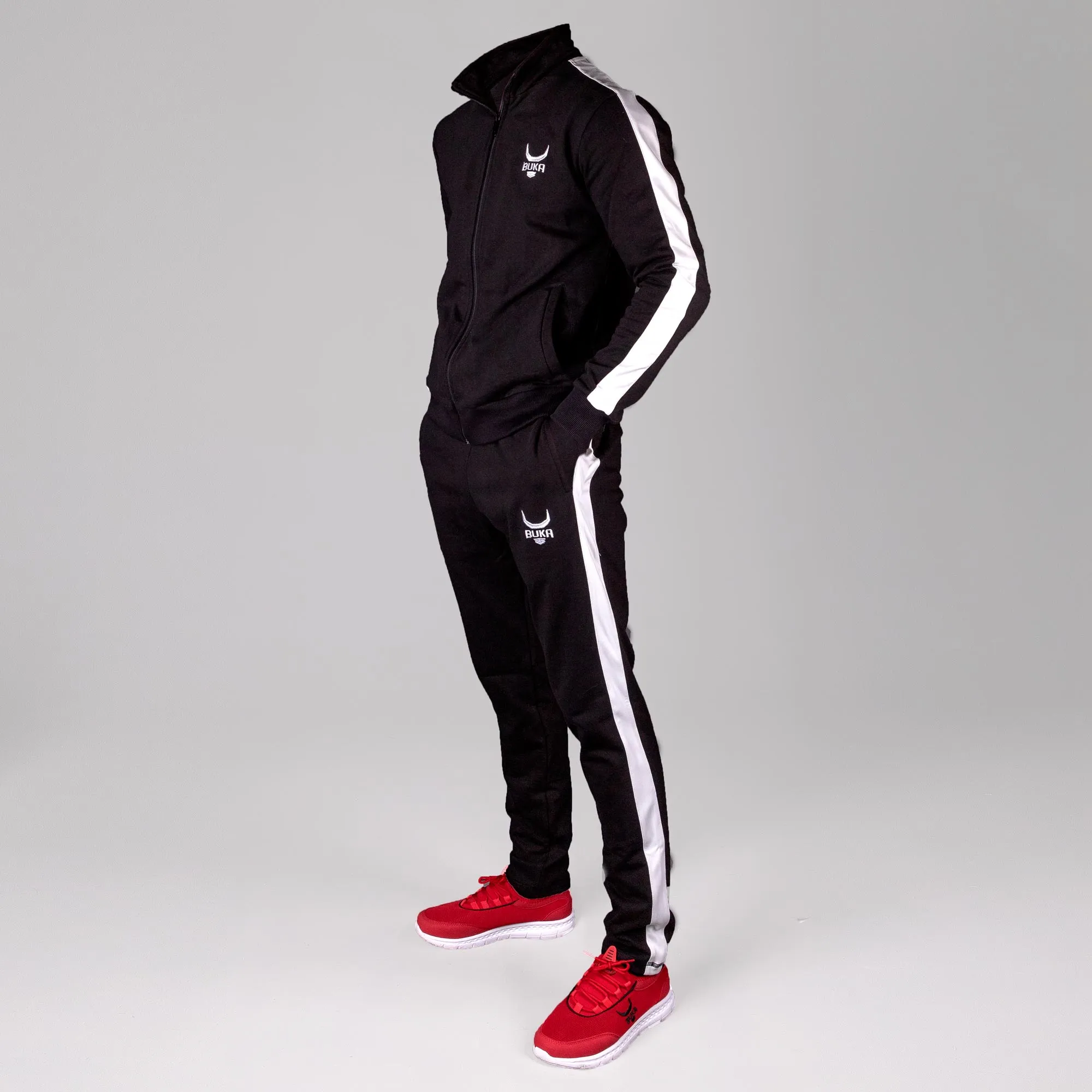 White Stripe Tracksuit