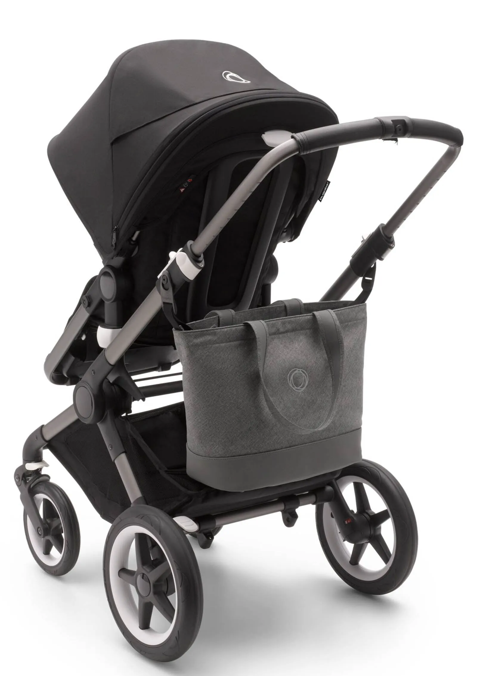 Wickeltasche grau meliert