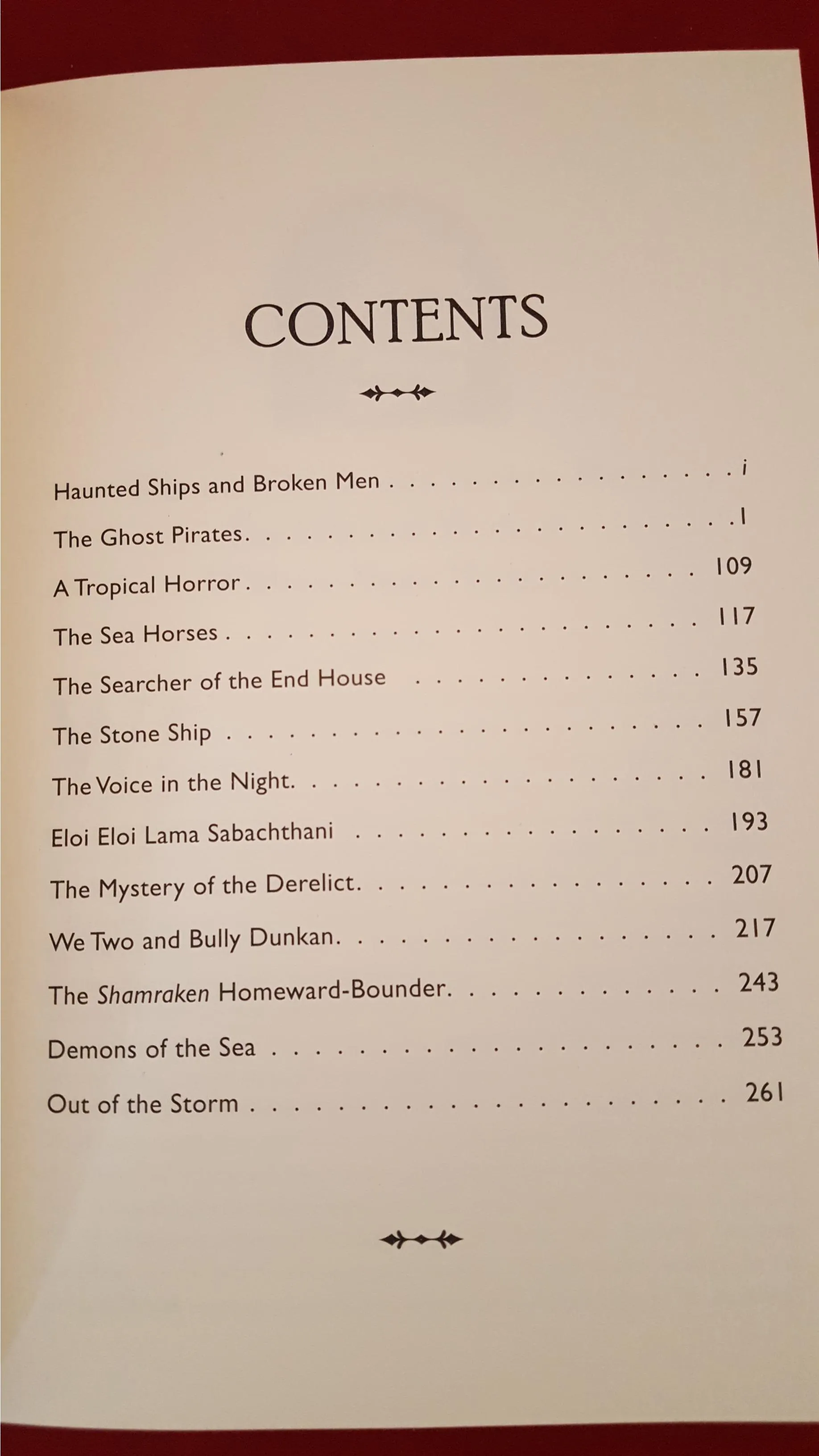 William Hope Hodgson - The Ghost Pirates and Others:  Night Shade Classics, 2012, 1st Edition