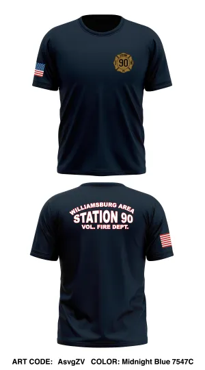 Williamsburg VFC 1 Store 1 Core Men's SS Performance Tee - AsvgZV
