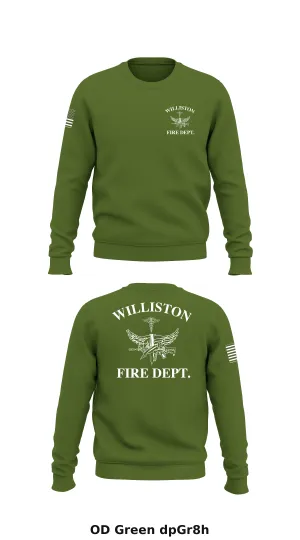 Williston Fire Department SWAT Medics Store 1 Core Men's Crewneck Performance Sweatshirt - dpGr8h