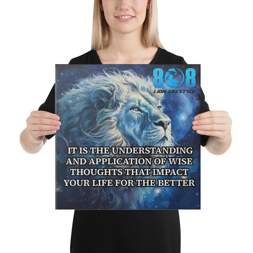 Wise Thoughts Canvas