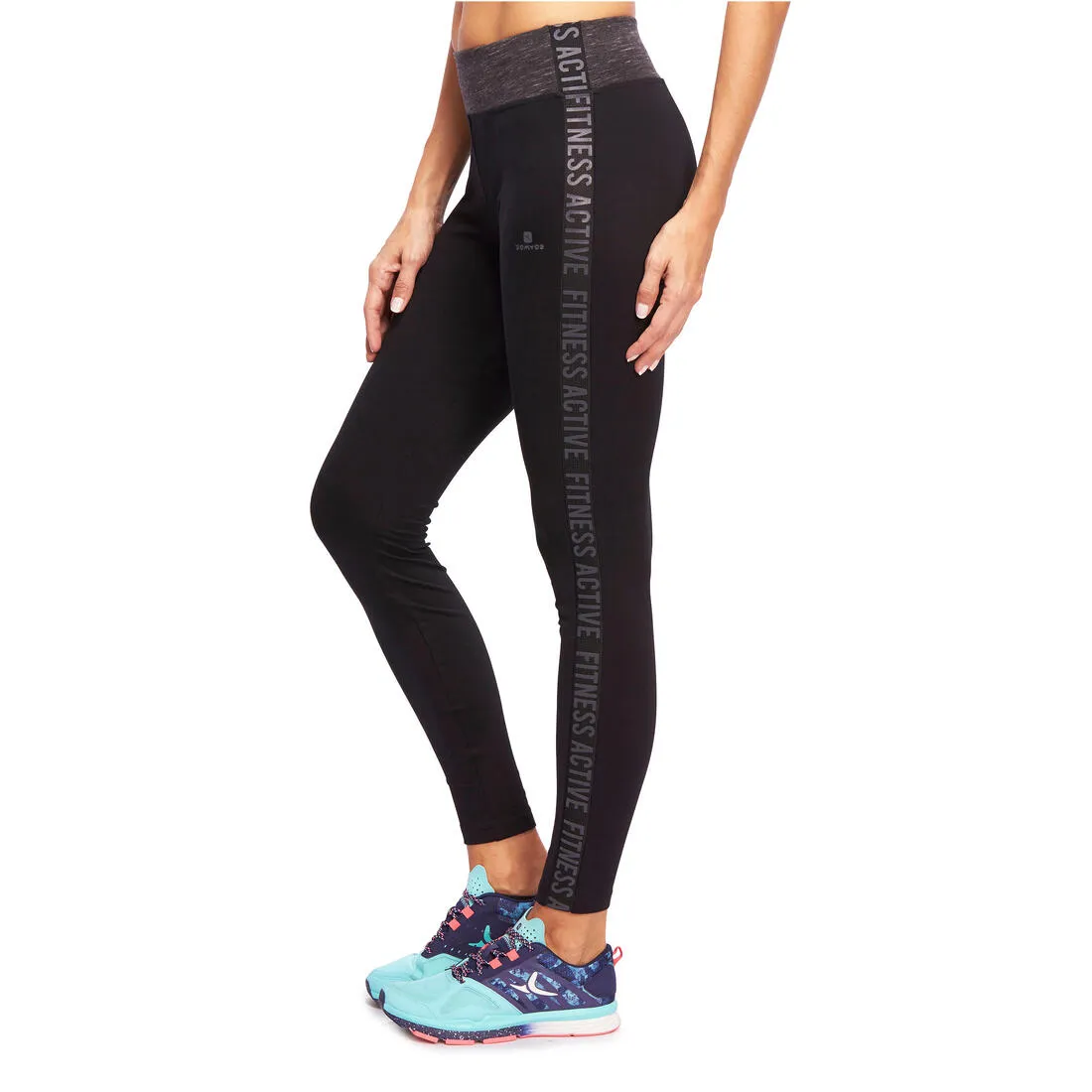 Women's Gym & Pilates Slim-Fit Leggings - Black