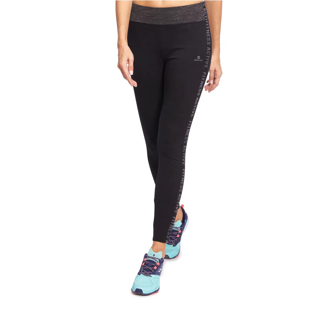Women's Gym & Pilates Slim-Fit Leggings - Black