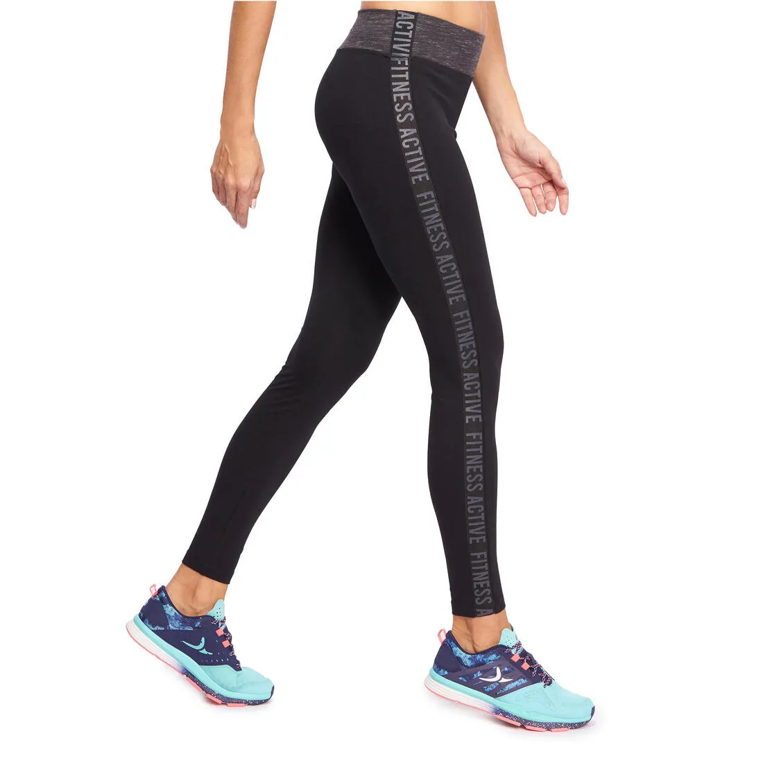 Women's Gym & Pilates Slim-Fit Leggings - Black