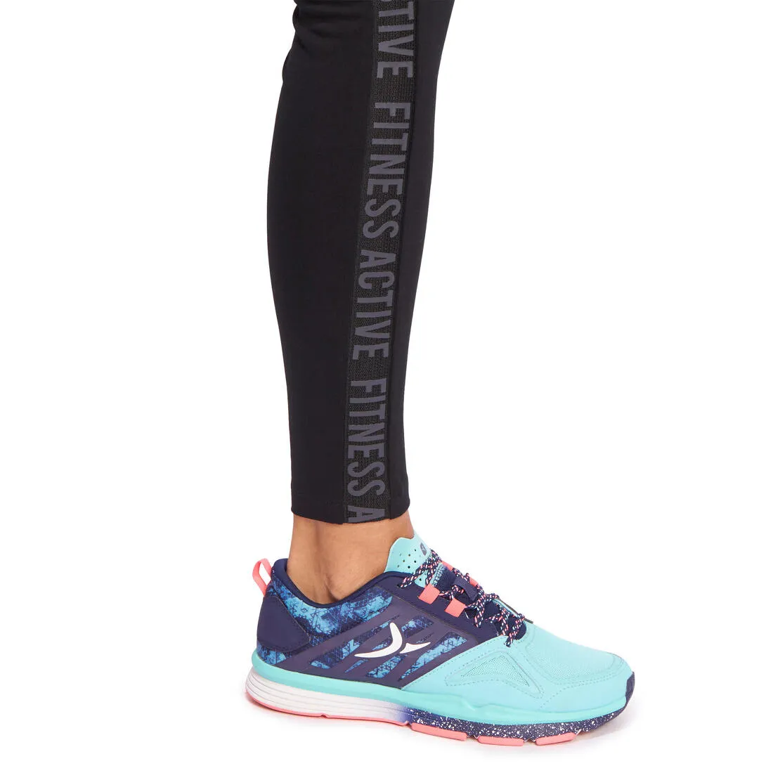 Women's Gym & Pilates Slim-Fit Leggings - Black