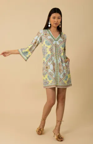 Zariah Dress (Turquoise)