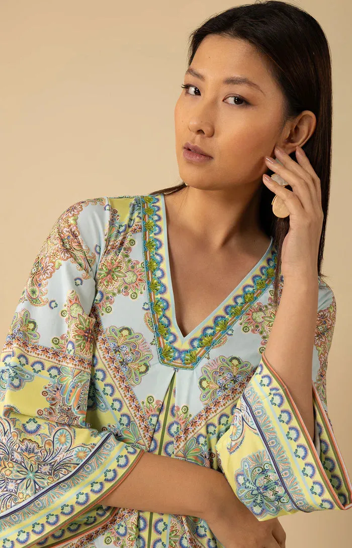 Zariah Dress (Turquoise)