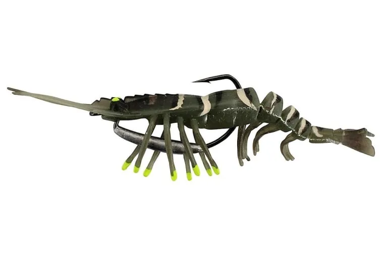 Zerek Live Shrimp Hot Legs 4 Inch Soft Plastic Lure