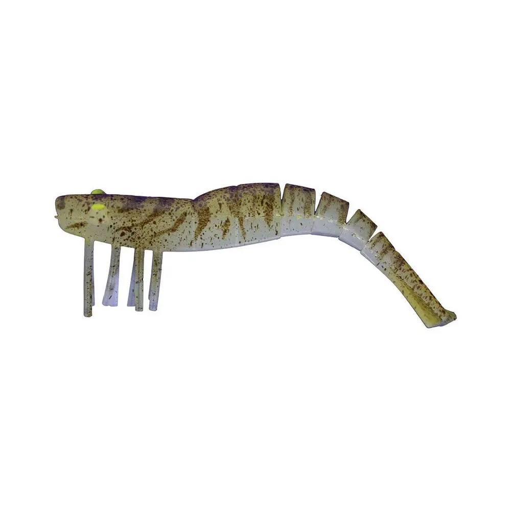 Zerek Live Shrimp Unrigged Soft Plastic Lure Value Pack 3.5 Inch