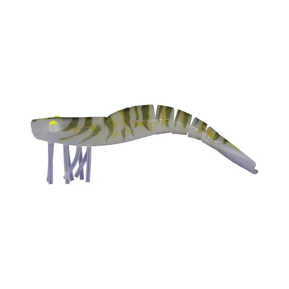 Zerek Live Shrimp Unrigged Soft Plastic Lure Value Pack 3.5 Inch