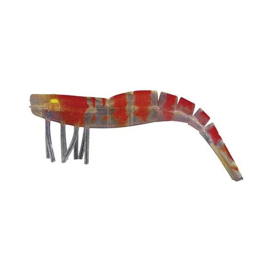 Zerek Live Shrimp Unrigged Soft Plastic Lure Value Pack 3.5 Inch