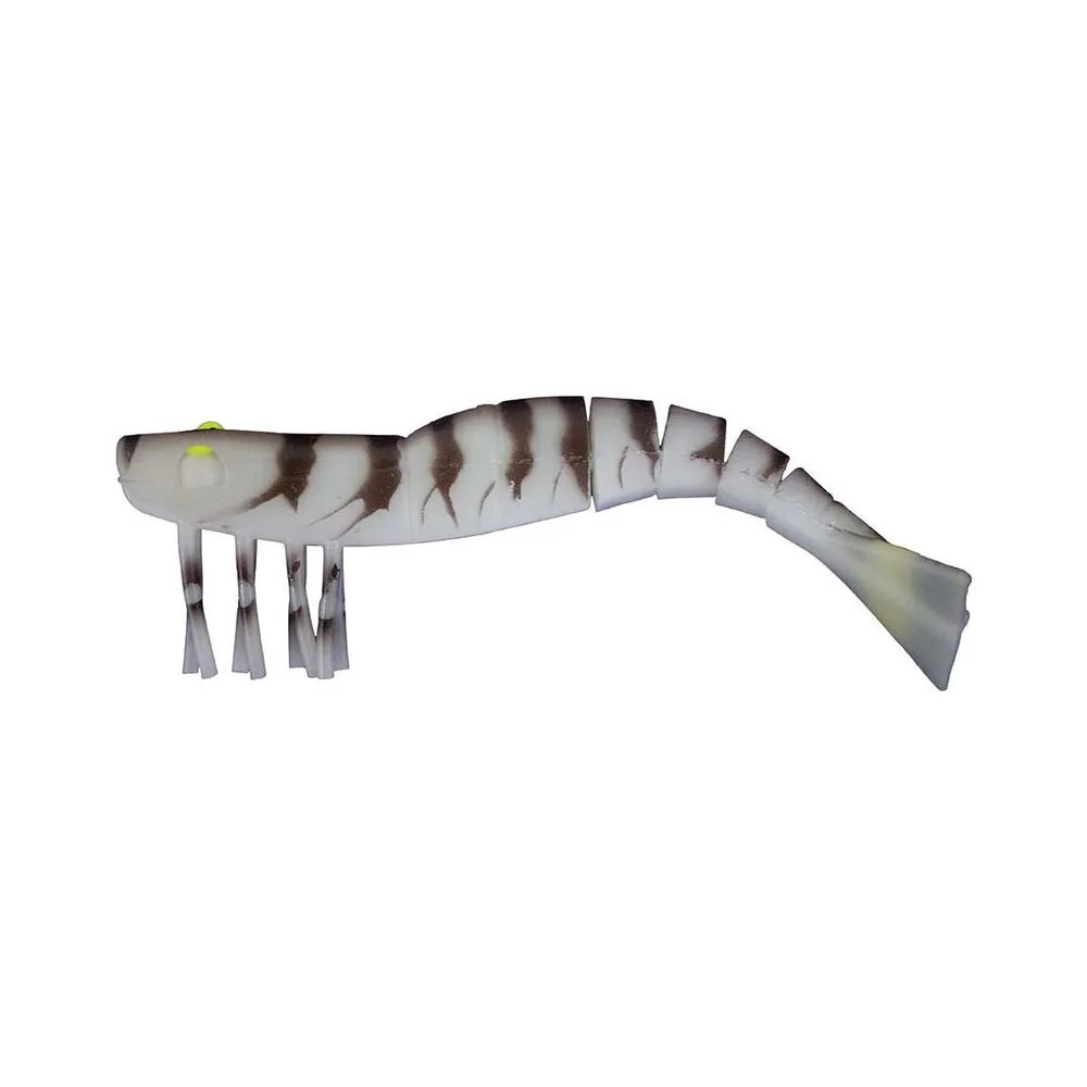 Zerek Live Shrimp Unrigged Soft Plastic Lure Value Pack 3.5 Inch